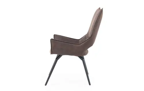 Обеденный стул мягкий коричневый ESF DC1241 | ESF-DC1241brown/black_1