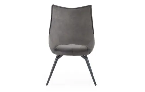 Обеденный стул мягкий серый ESF DC1241 | ESF-DC1241grey/black_3