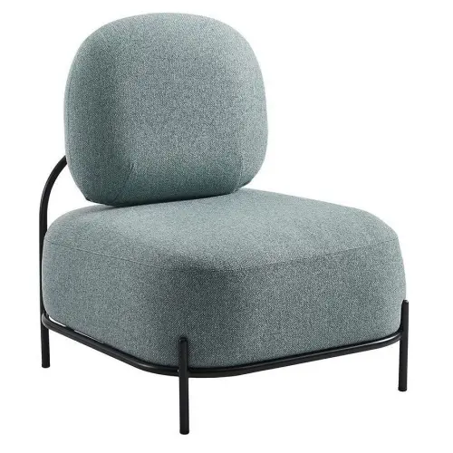 Кресло мягкое с черными ножками морской зеленый Sofa | ESF-06-01 A652-26