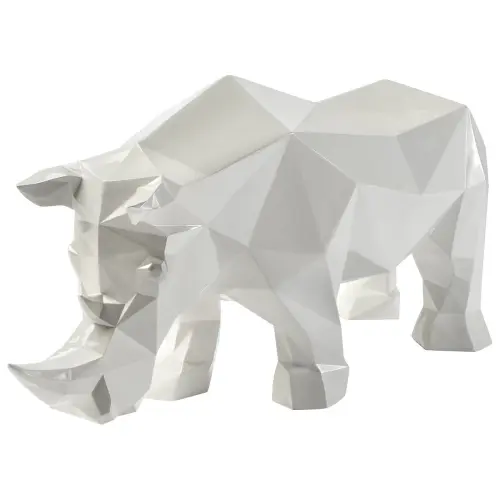 Скульптура напольная белая Future Rhino
