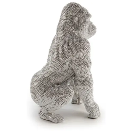 Статуэтка декоративная серебро "Горилла" Gorila от Schuller_4