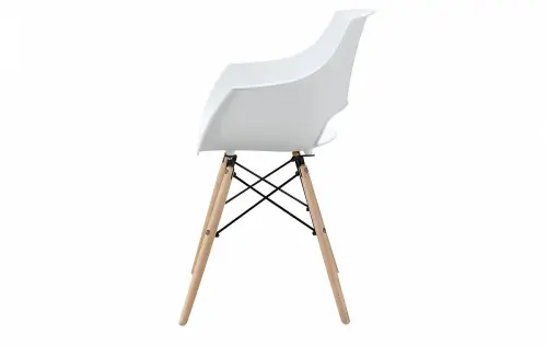 Кухонный стул пластиковый белый ESF PC-07 | ESF-PC-07white_1