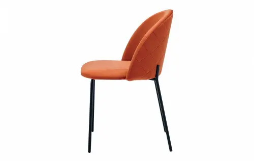 Кухонный стул мягкий оранжевый ESF C-962 | ESF-C-962оранж G062-24_1