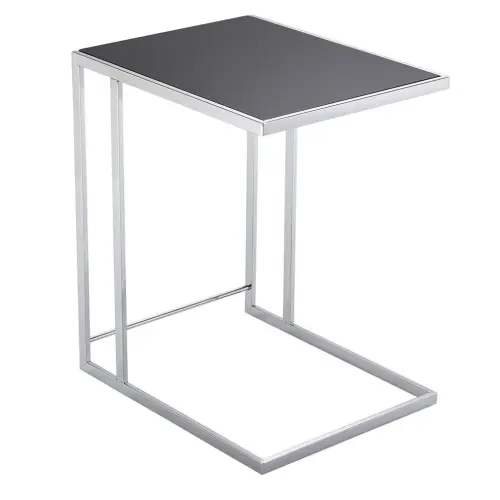 Журнальный столик на металлических ножках черный J015 | ESF-J015ЧЕРН