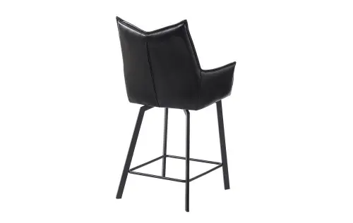 Полубарный стул мягкий черный SOHO | ESF-ПБSOHO BLACK_2