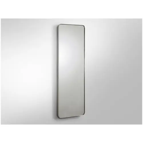 Зеркало настенное прямоугольное серебряное 65х180 см Orio