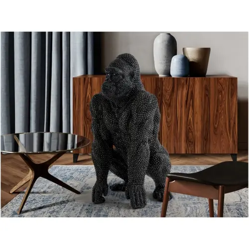 Статуэтка декоративная 78 см черная Gorila_2