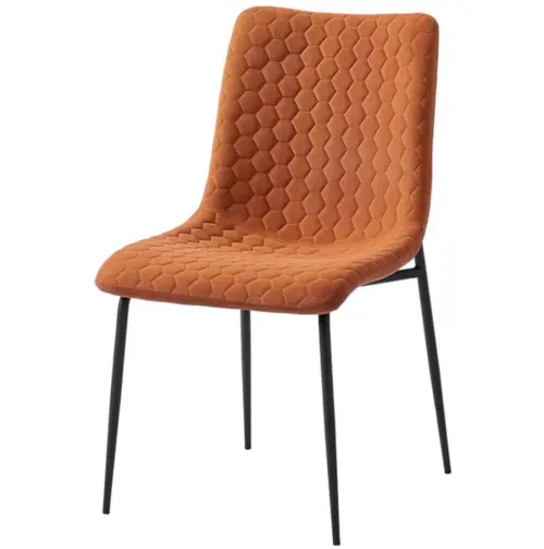 Кухонный стул мягкий оранжевый Opus | ESF-OPUS FSC1931 RH86-08