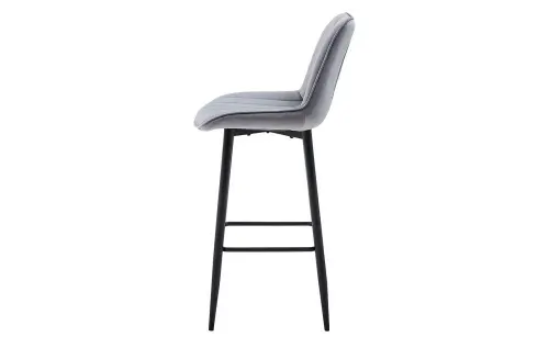 Барный стул мягкий серый ESF UF910-03 | ESF-CG1953B UF03_1