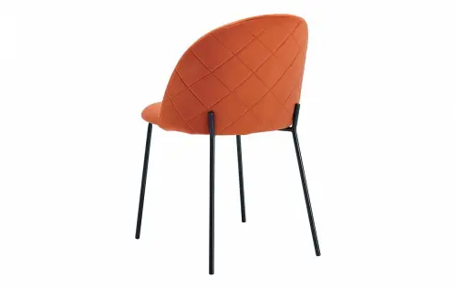 Кухонный стул мягкий оранжевый ESF C-962 | ESF-C-962оранж G062-24_2