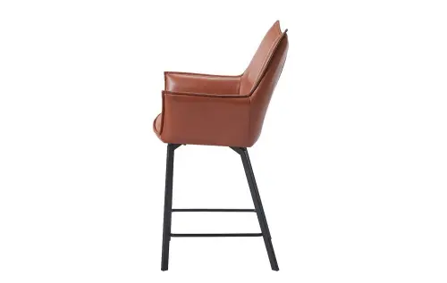 Полубарный стул мягкий коричневый SOHO | ESF-ПБSOHO BROWN_1