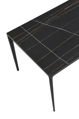 Обеденный стол 180х90 см черная керамика ESF MR32 | ESF-DT2010-180DARKceramicMR32_4