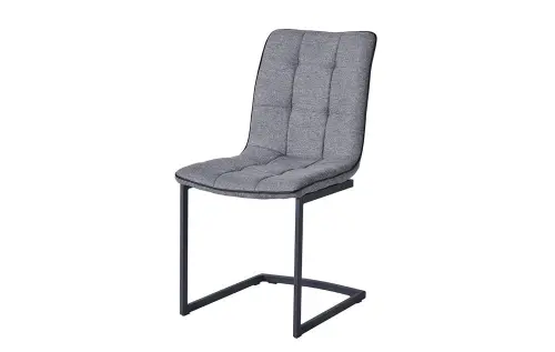 Обеденный стул с черными ножками серый ESF | ESF-SKY6800Grey-JJ12-17