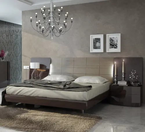 Кровать двуспальная металлическая 160х200 см шоколад Barcelona | ESF-511 BARCELONA (160*200)