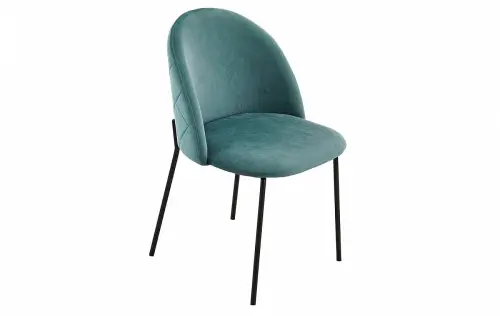 Кухонный стул мягкий зеленый ESF C-962 | ESF-C-962 Marine зел G062-44_3