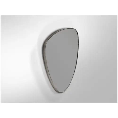 Зеркало настенное серебряное 84х55 см Orio