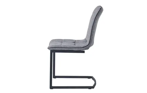 Обеденный стул с черными ножками серый ESF | ESF-SKY6800Grey-JJ12-17_1