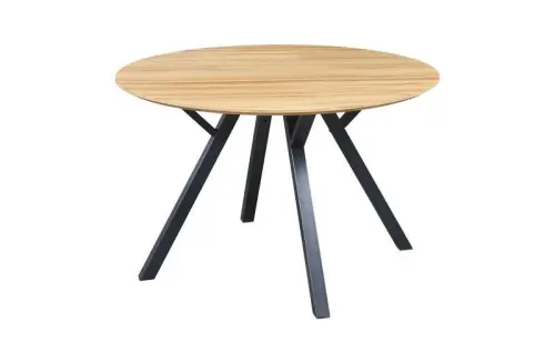 Обеденный стол круглый коричневый 120 см DT-938 | ESF-DT-938 d120