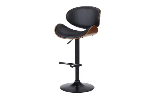 Барный стул мягкий черный ESF JY1076 | ESF-JY1076 black/black_2