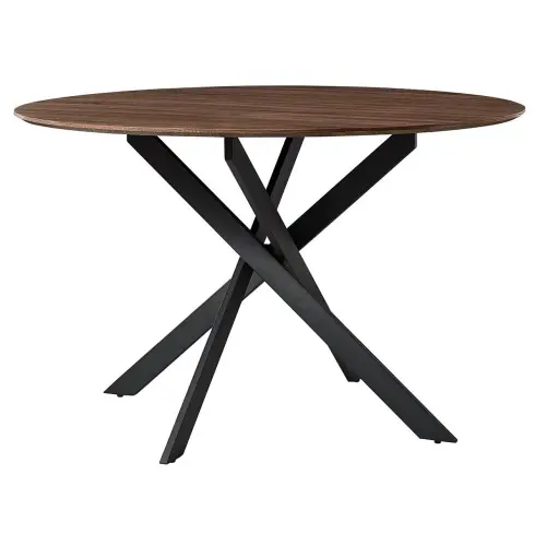 Обеденный стол круглый 120 см орех ESF | ESF-DT-937 d120 walnut
