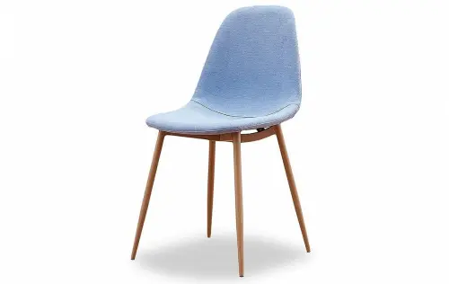 Кухонный стул с бежевыми ножками голубой ESF DC-350 | ESF-DC-350 3052-4 blue/wood