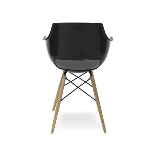 Кухонный стул пластиковый черный ESF PW-022 | ESF-PW-022 black_1