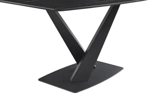 Стол обеденный черный керамика DT-2017 | ESF-DT2017-180BLACKceramic_3
