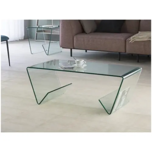 Журнальный столик стеклянный прозрачный Glass III от Schuller_3