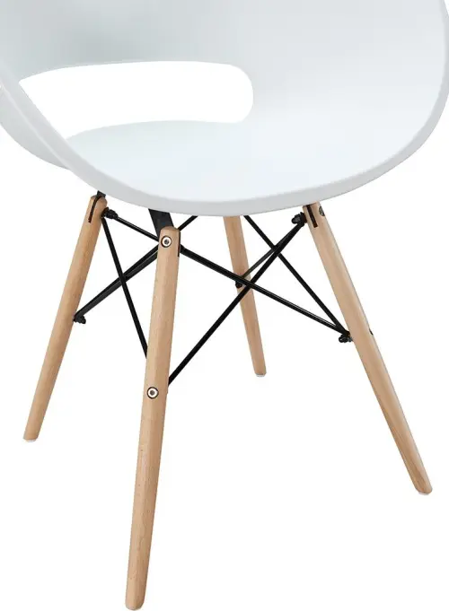 Кухонный стул пластиковый белый ESF PC-07 | ESF-PC-07white_3