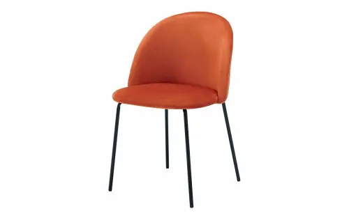 Кухонный стул мягкий оранжевый ESF C-962 | ESF-C-962оранж G062-24