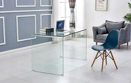 Обеденный стол стеклянный 120 см ESF | ESF-F-306-clear_1
