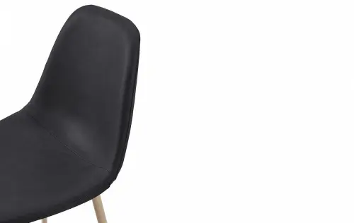 Кухонный стул с черными ножками темно-серый ESF DC-350 | ESF-DC-350Dark-GreyCOWBOY-101_3