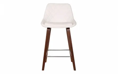 Барный стул кожаный белый ESF | ESF-JY3049 white_1