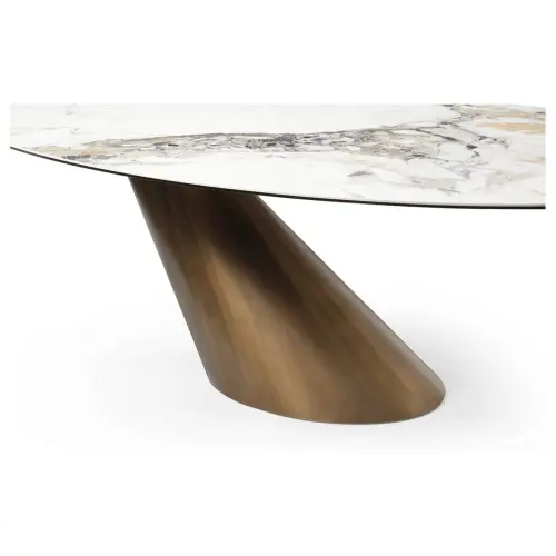 Обеденный стол с керамической столешницей белый DT9375FCI | ESF-DT9375FCIwhite_2