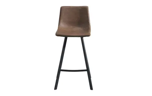 Полубарный стул со спинкой коричневый CQ-8307A-6 | ESF-ПБАРCQ-8307A-6 BROWN2075_1