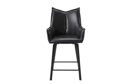Полубарный стул мягкий черный SOHO | ESF-ПБSOHO BLACK_4
