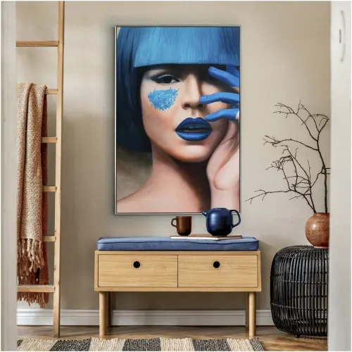 Картина на холсте 120х80 см Blue от Schuller_2