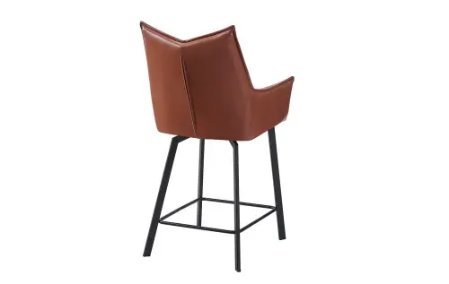 Полубарный стул мягкий коричневый SOHO | ESF-ПБSOHO BROWN_2