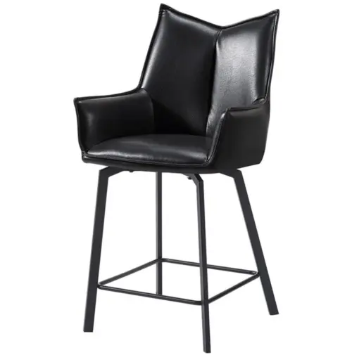 Полубарный стул мягкий черный SOHO | ESF-ПБSOHO BLACK