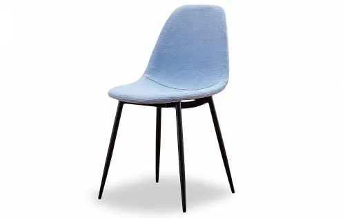 Кухонный стул с черными ножками голубой ESF DC-350 | ESF-DC-350 3052-4 blue/black