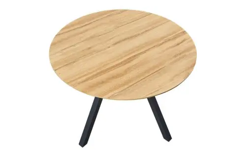 Обеденный стол круглый коричневый 120 см DT-938 | ESF-DT-938 d120_3