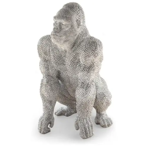 Статуэтка декоративная серебро "Горилла" Gorila от Schuller