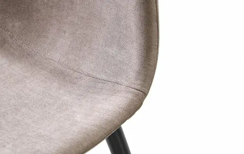 Барный стул мягкий на черных ножках бежевый ESF 350B | ESF-DC350B beige/black3052-11_3