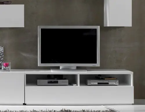 Тумба под телевизор с ящиками белая TV-MB | TV-MB150WHITE