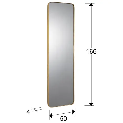 Зеркало настенное 51х165 см золото Orio от Schuller_2