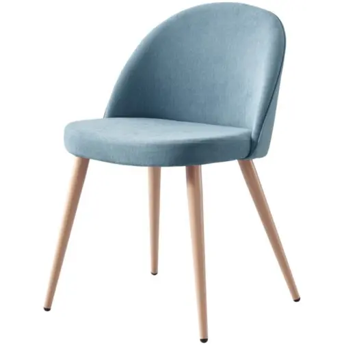 Кухонный стул мягкий голубой ESF DC373 | ESF-DC373 blue