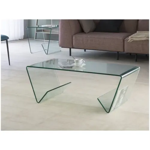 Журнальный столик стеклянный прозрачный Glass III от Schuller_1