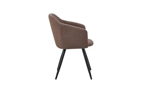 Мягкий стул с подлокотниками коричневый ESF | ESF-DC-1727-2-Brown-PK598B-18_2