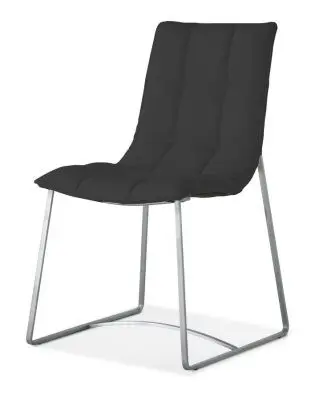 Мягкий стул для кухни черный ESF | ESF-BZ-500S black