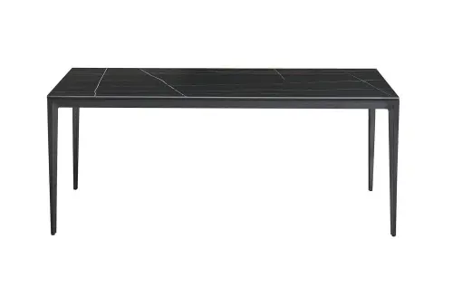 Обеденный стол 180х90 см черная керамика ESF MR32 | ESF-DT2010-180DARKceramicMR32_1